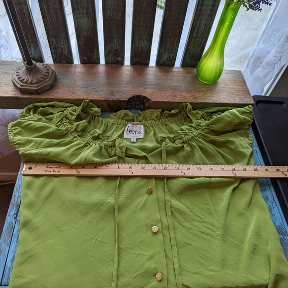 Leona by Lauren Leonard silk blouse - Picture 9 of 11